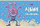 Альбом для рисования "Hatber", 12л, А4, на скобе, серия "Freaky Friends"
