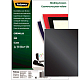 Обложки картонные для переплёта "Fellowes Chromo", А4, 250гр/м2, чёрные, 100шт в упаковке