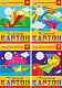 Набор цветного картона "BG", 4л, А4, волнистый, гофрированный, в папке, серия "Волны"