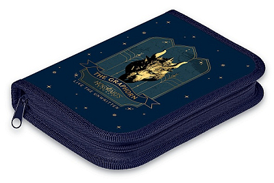 Пенал "Hatber", 190х130мм, 1 отделение, на молнии, откидная планка, ламинация, серия "Гарри Поттер"