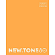 Тетрадь "Hatber Premium", 80л, А5, клетка, на 4-х кольцах, ламинация, серия "NewTone Neon - Orange"