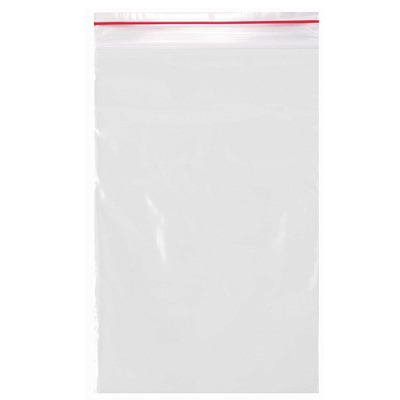 Пакет полиэтиленовый "Brauberg", 150x200мм, 40мкм, с замком "Zip Lock", 100шт в упаковке