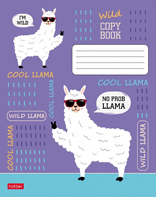 Тетрадь "Hatber", 40л, А5, клетка, на скобе, серия "Cool Wild Happy"