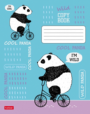 Тетрадь "Hatber", 40л, А5, клетка, на скобе, серия "Cool Wild Happy"