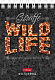Блокнот "Hatber", 60л, А7, клетка, обложка мелованный картон, на гребне, серия "Wild Life"