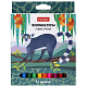 Фломастеры "Hatber Eco", 12 цветов, серия "Colora", в картонной упаковке